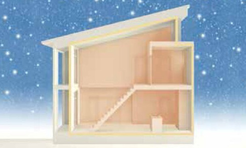 SWの断熱材で魔法瓶効果